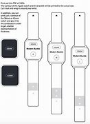 Image result for Apple Watch Case Actual Size Chart Series 7 Printable PDF 45 mm