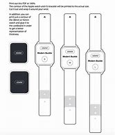 Image result for Apple Watch Actual Size Printable Chart