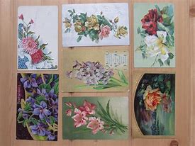 Image result for Vintage Flower Postcards