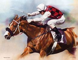 Image result for Horse Racing Paintings