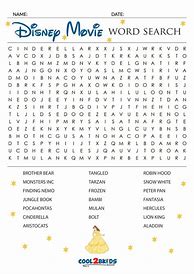 Image result for Disney Word Search Puzzles Kids