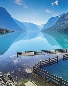 NORWAY 🇳🇴 on Instagram: “Lovatnet, Sogn og Fjordane 🏞🇳🇴 Tag someone you would brin… | Best summer holiday destinations, World most beautiful place, Travel spot