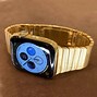 Image result for Gold Stainless Steel Link Apple Watch Band