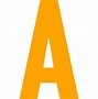 Image result for Orange Letter A