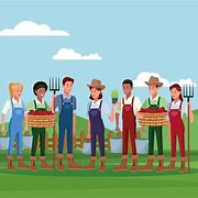 Image result for Community Agriculture Cartoon