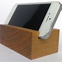 Image result for TV Wood iPhone Stand