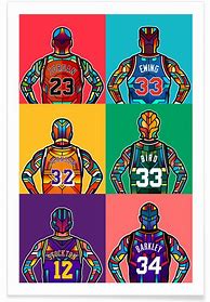 Image result for NBA Legends Poster Vintage