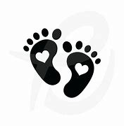 Image result for Baby Footprint Vector