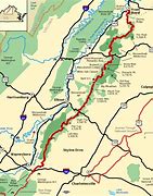 Image result for Map of Skyline Drive