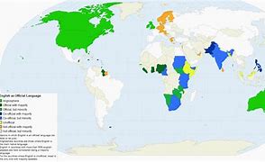 Image result for English-speaking Countries Map