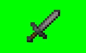 Image result for Minecraft Sword Greenscreen