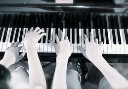 Image result for Two People Playing Piano