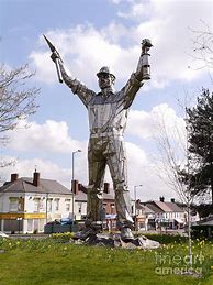 Image result for Miner Statue Brownhills
