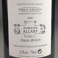 Image result for Allary Haut Brion