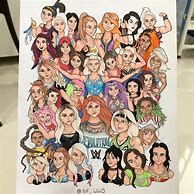 Image result for Lady Wrestler Drawings