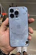 Image result for iPhone Pro Max Blue Back Cracked