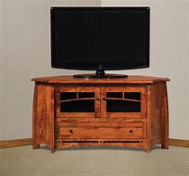 Image result for Amish Corner TV Stand