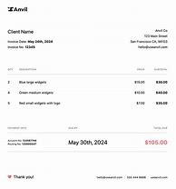 Image result for Simple HTML Invoice Template