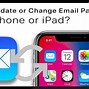 Image result for Change Email Assword iPhone