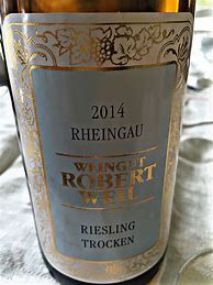Image result for Weingut Robert Weil Kiedricher Riesling trocken Rheingau