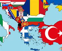 Image result for Blank Map of Balkans