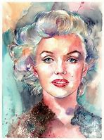 Image result for Marilyn Monroe Face Painting