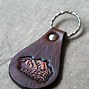 Image result for leather keychain fobs