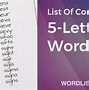 Image result for Common 7 Letter Words