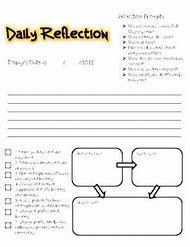 Image result for Reflection Template