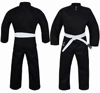 Image result for Black Martial Arts Uniform