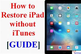 Image result for Restore Your iPad