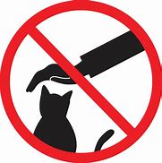 Image result for Do Not Touch Animals Sign