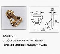 Image result for Double J Hook with Keeper