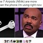 Image result for Black Man Wearing Air Pods Meme