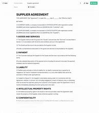 Image result for Supply Agreement Sample