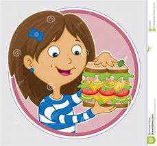 Image result for Eating Sandwich Clip Art