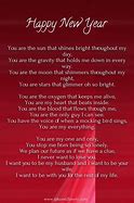 Image result for Happy New Year My Love Poem