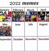 Image result for Monthly Meme Calendar
