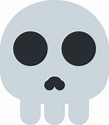 Image result for Skull. Emoji Black Background