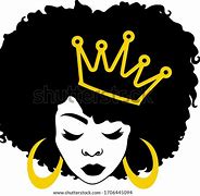 Image result for Cartoon Afro Queen