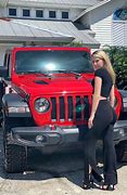 Image result for Red Jeep Girl