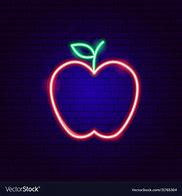 Image result for Apple Logo Neon Orange