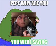 Image result for Pepe the Sad Frog Looking Left