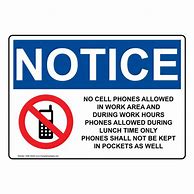 Image result for No Cell Phone Policy