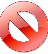 Image result for Red Circle Cancel Sign