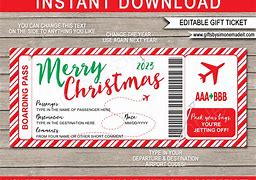 Image result for Airline Ticket Gift Certificate Template