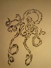 Image result for Tribal Octopus Art