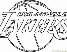 Image result for LA Lakers Logo Coloring Page