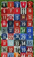 Image result for Player Shirt Numbers Football