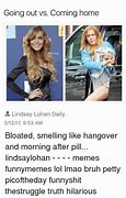Image result for Lindsay Lohan's Hangover Meme